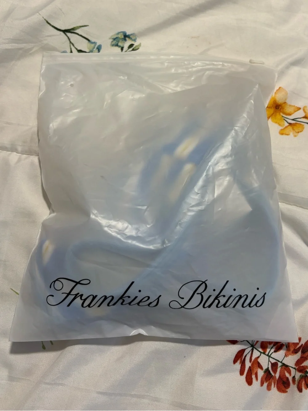 Frankies Bikinis striped bralette